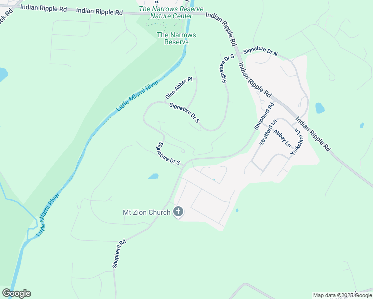 map of restaurants, bars, coffee shops, grocery stores, and more near 2624 Britannia Court in Xenia