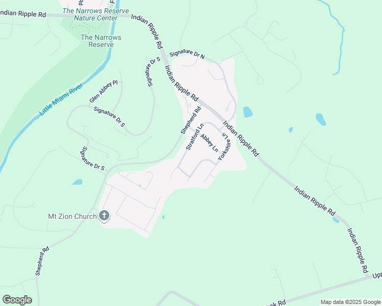 map of restaurants, bars, coffee shops, grocery stores, and more near 280 Stratford Lane in Xenia