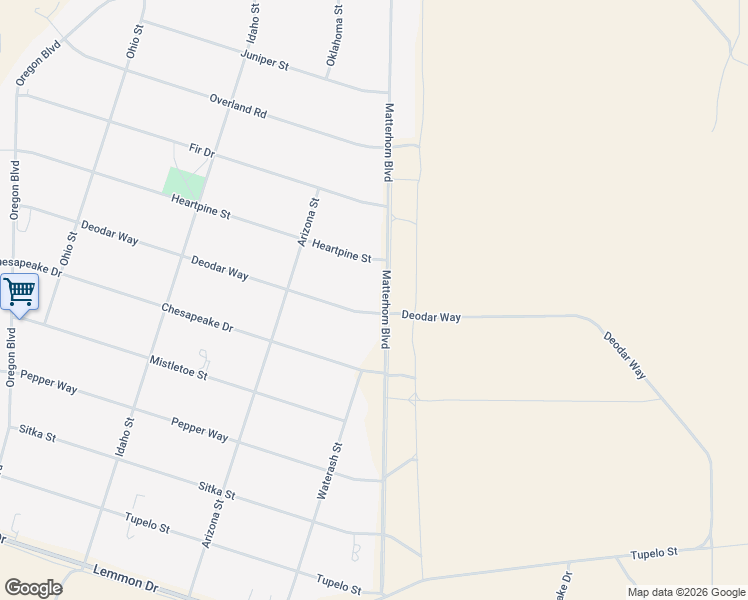 map of restaurants, bars, coffee shops, grocery stores, and more near 11509 Deodar Way in Reno