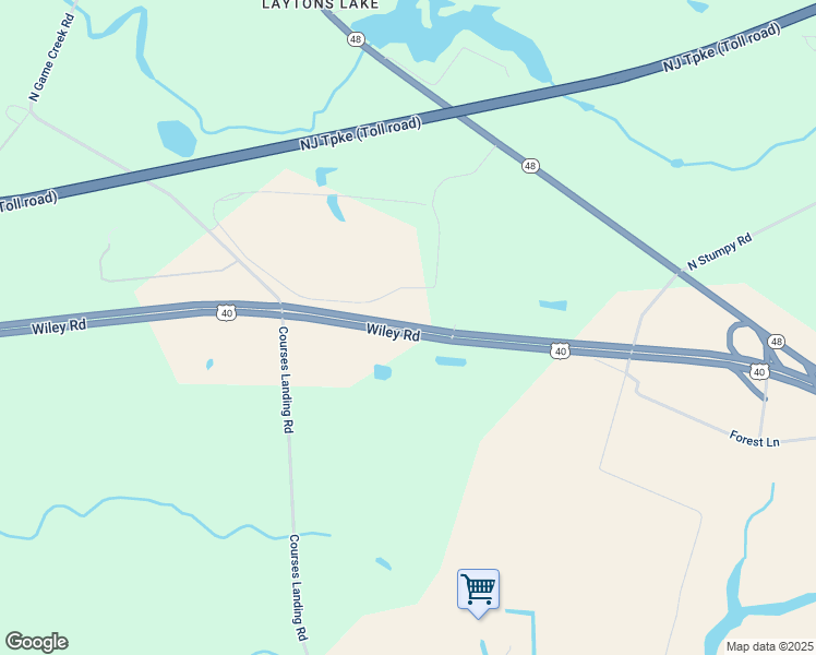 map of restaurants, bars, coffee shops, grocery stores, and more near 92 Wiley Road in Penns Grove