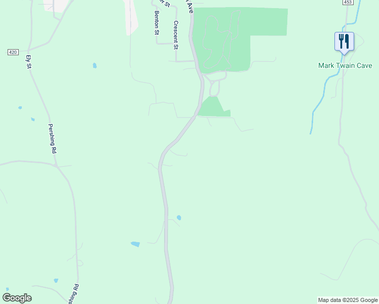 map of restaurants, bars, coffee shops, grocery stores, and more near 10132 Old 79 in Hannibal