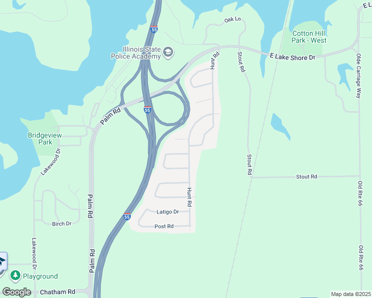 map of restaurants, bars, coffee shops, grocery stores, and more near 1120 Green Meadow Lane in Springfield