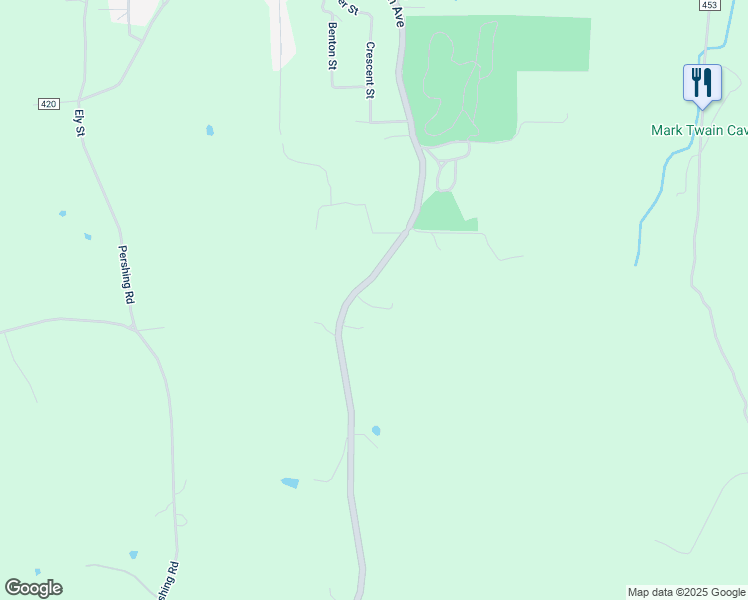 map of restaurants, bars, coffee shops, grocery stores, and more near 10132 Old 79 in Hannibal