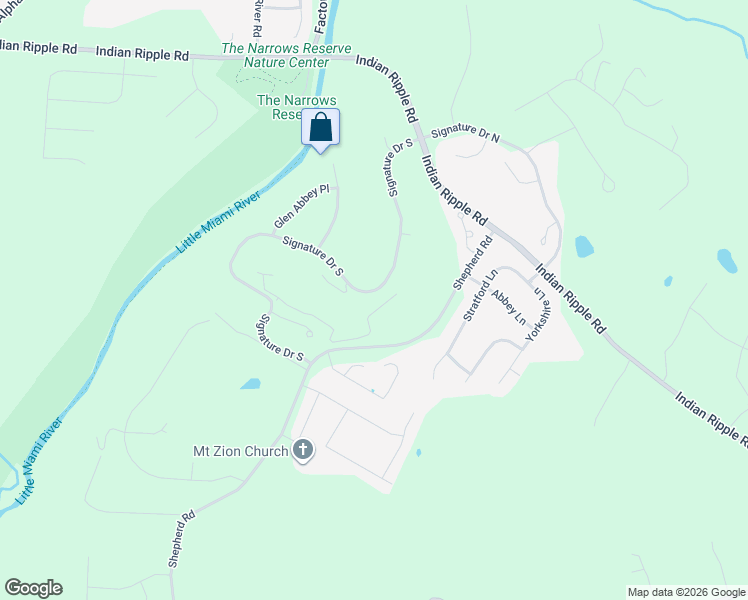 map of restaurants, bars, coffee shops, grocery stores, and more near 249 Signature Drive South in Xenia