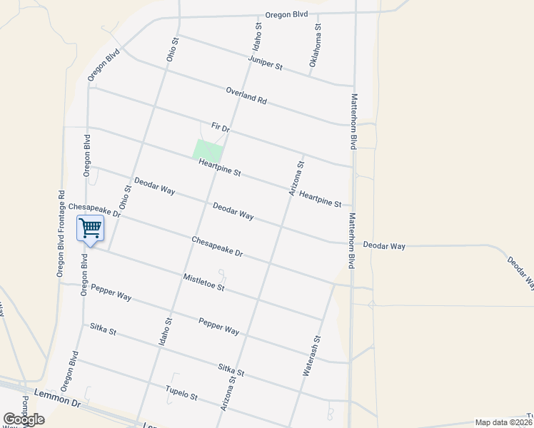 map of restaurants, bars, coffee shops, grocery stores, and more near 11595 Deodar Way in Reno