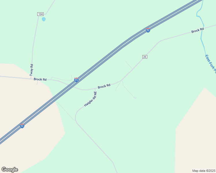 map of restaurants, bars, coffee shops, grocery stores, and more near 1564 Brock Road in Bloomingburg