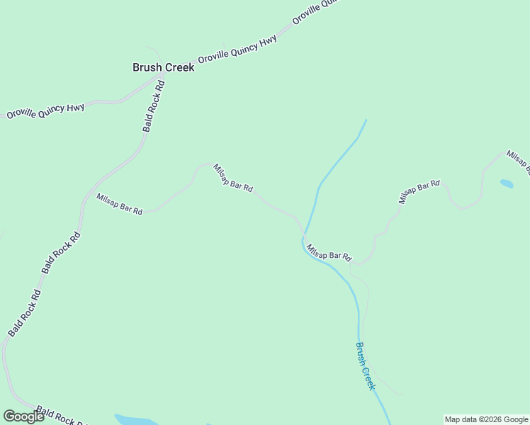 map of restaurants, bars, coffee shops, grocery stores, and more near 268 Milsap Bar Road in Berry Creek