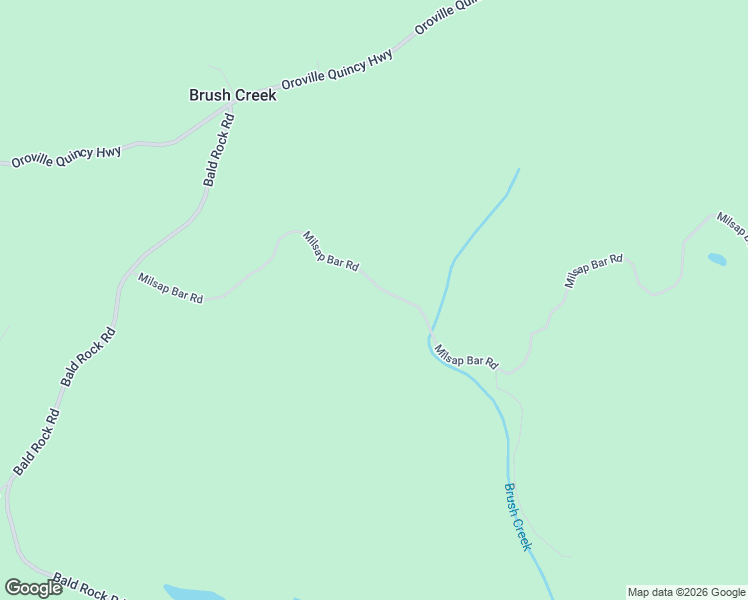 map of restaurants, bars, coffee shops, grocery stores, and more near 268 Milsap Bar Road in Berry Creek