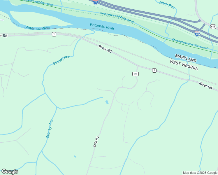 map of restaurants, bars, coffee shops, grocery stores, and more near 30 Foreverview Lane in Berkeley Springs