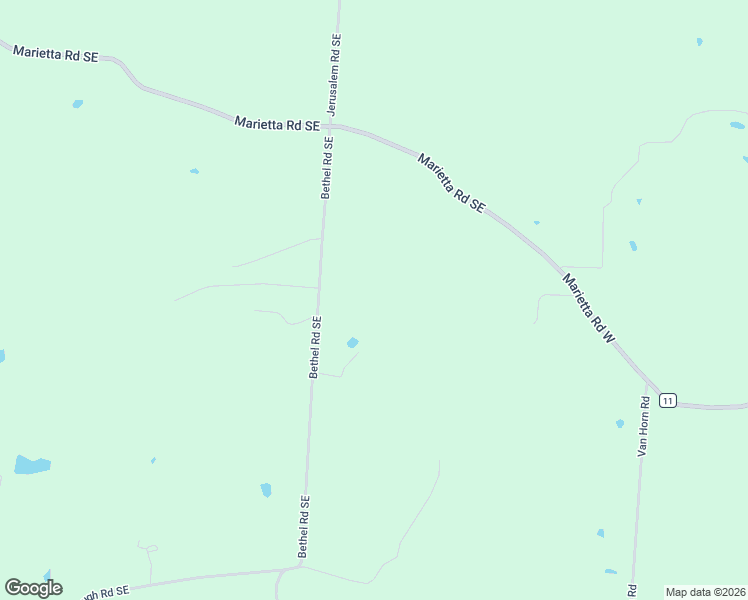 map of restaurants, bars, coffee shops, grocery stores, and more near 2006 Bethel Road Southeast in Bremen