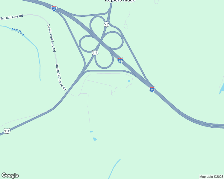 map of restaurants, bars, coffee shops, grocery stores, and more near 220 Dia School Road in Accident