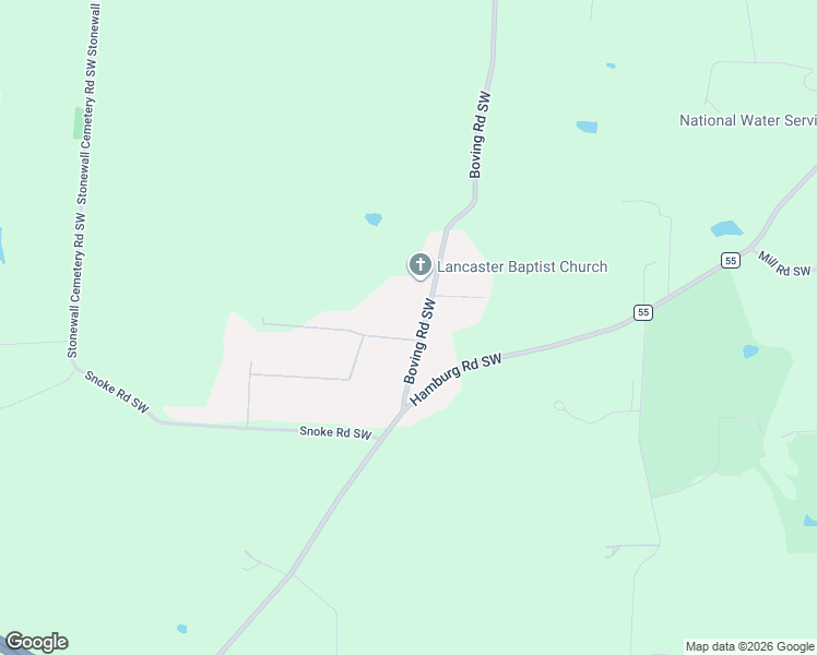 map of restaurants, bars, coffee shops, grocery stores, and more near 2767 Boving Road Southwest in Lancaster