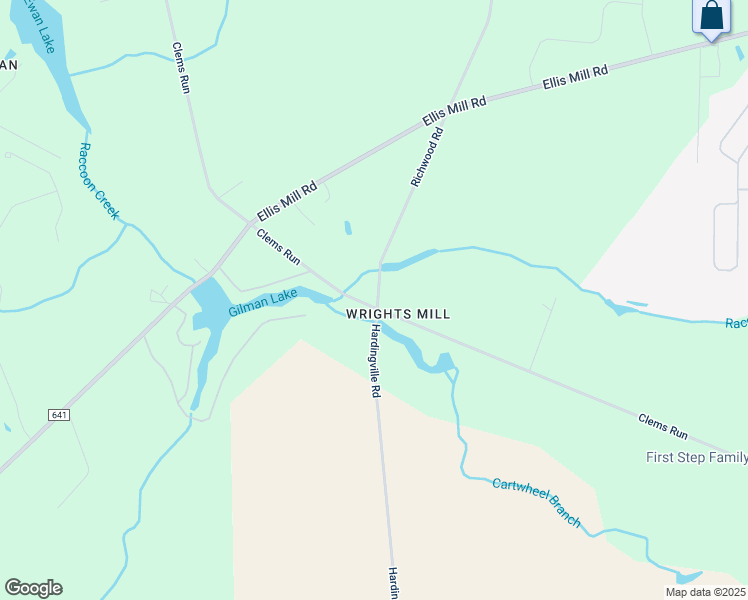 map of restaurants, bars, coffee shops, grocery stores, and more near 699 Clems Run in S HARRISN Township
