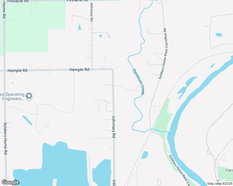 map of restaurants, bars, coffee shops, grocery stores, and more near 4172 Infirmary Road in Miamisburg