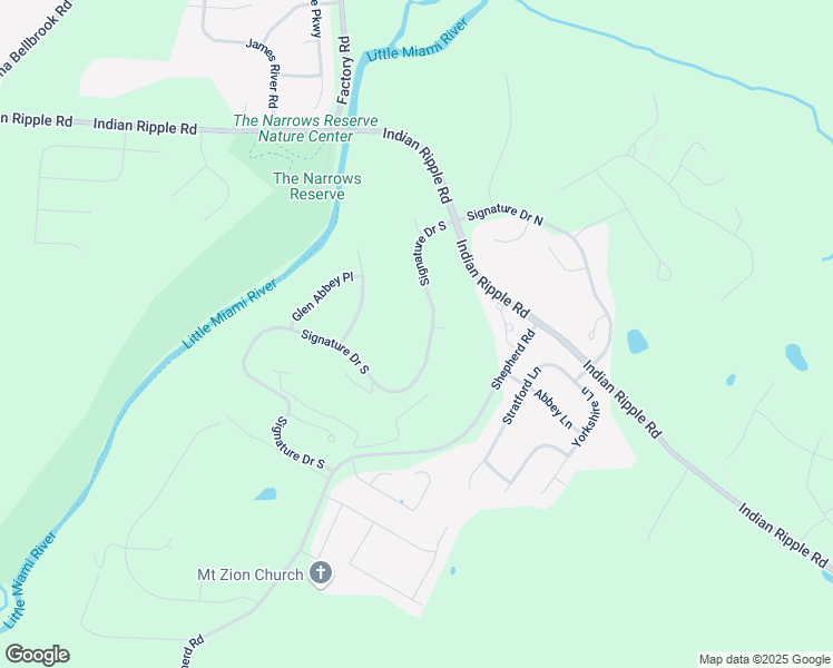 map of restaurants, bars, coffee shops, grocery stores, and more near 185 Signature Drive South in Xenia