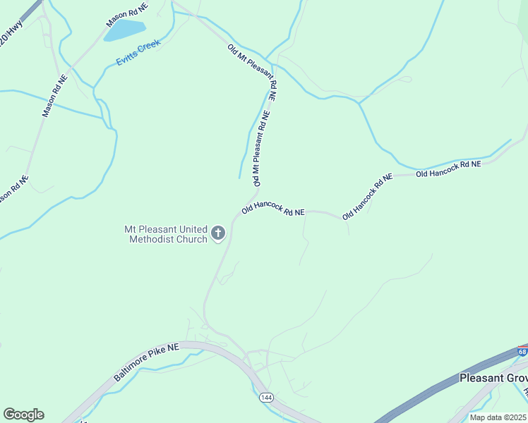 map of restaurants, bars, coffee shops, grocery stores, and more near 14412 Old Hancock Road Northeast in Cumberland