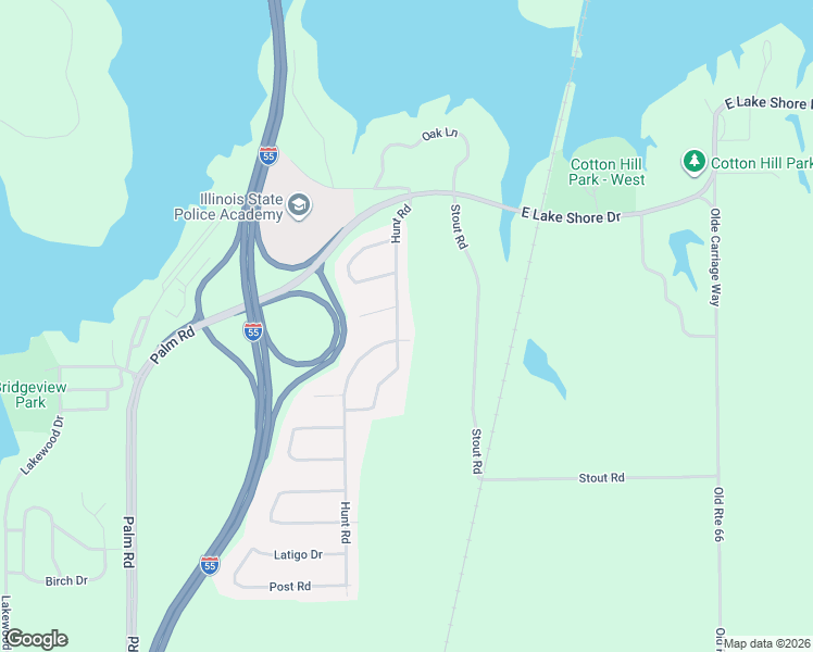 map of restaurants, bars, coffee shops, grocery stores, and more near Mornigside Drive in Springfield
