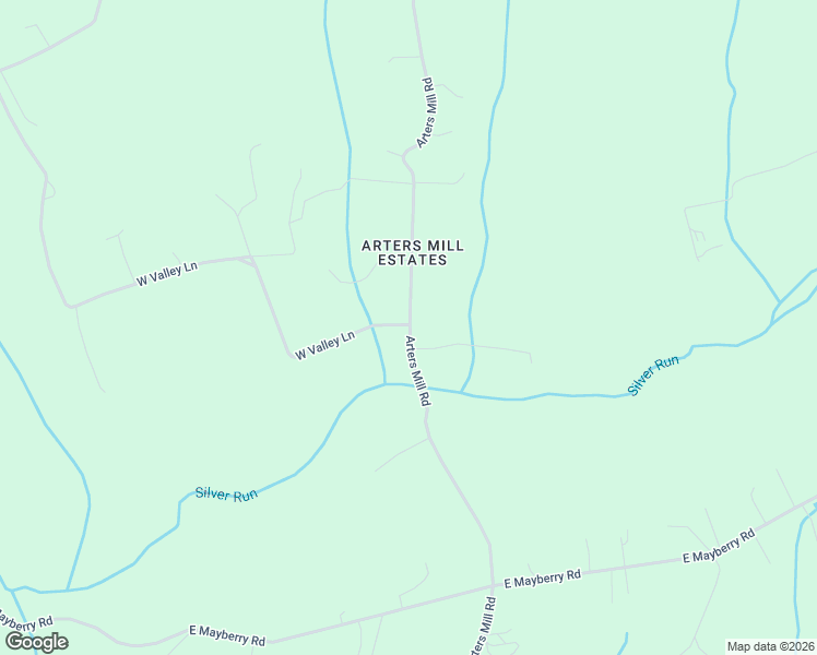 map of restaurants, bars, coffee shops, grocery stores, and more near 2500 West Valley Lane in Taneytown