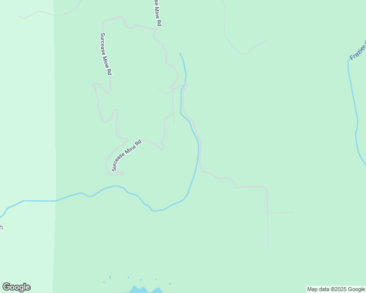 map of restaurants, bars, coffee shops, grocery stores, and more near Surcease Mine Road in Butte County