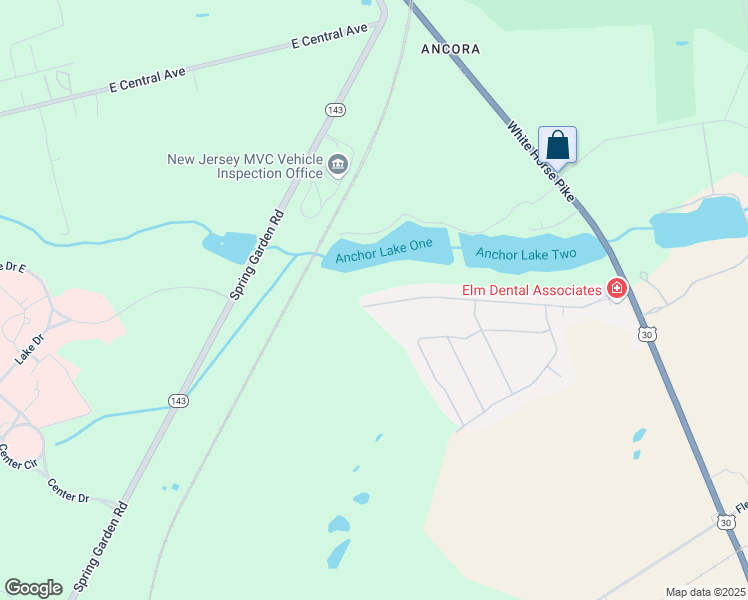 map of restaurants, bars, coffee shops, grocery stores, and more near 230 Elmtowne Boulevard in Hammonton