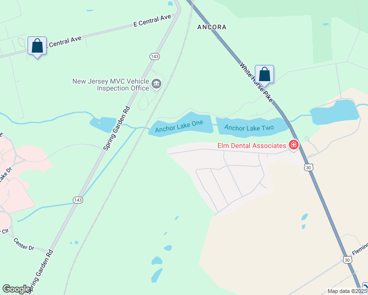 map of restaurants, bars, coffee shops, grocery stores, and more near 230 Elmtowne Boulevard in Hammonton