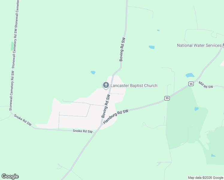 map of restaurants, bars, coffee shops, grocery stores, and more near 2695 Boving Road Southwest in Lancaster