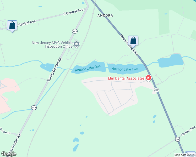 map of restaurants, bars, coffee shops, grocery stores, and more near 212 Elmtowne Boulevard in Hammonton