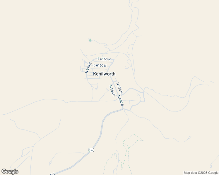 map of restaurants, bars, coffee shops, grocery stores, and more near 5931 North 550 East in Kenilworth