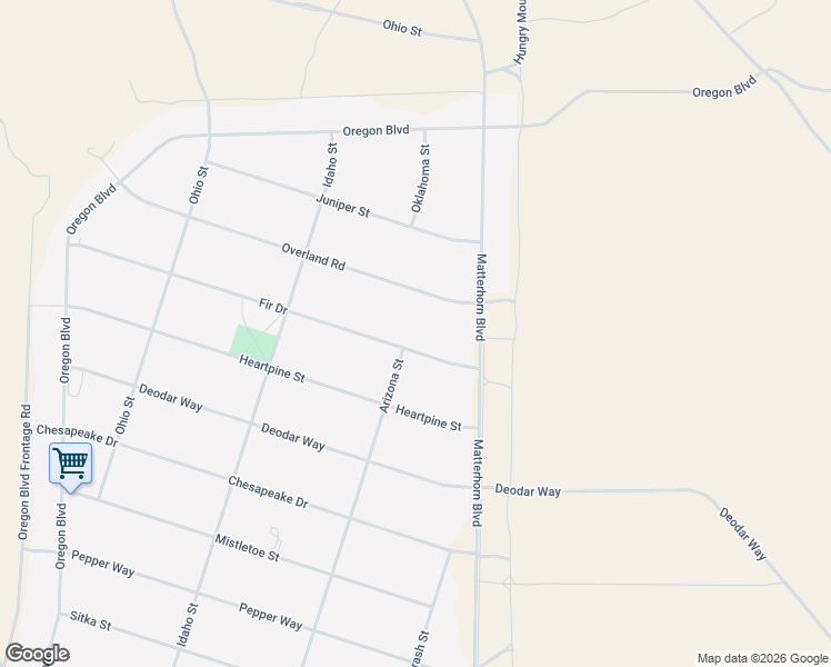 map of restaurants, bars, coffee shops, grocery stores, and more near 11580 Overland Road in Reno