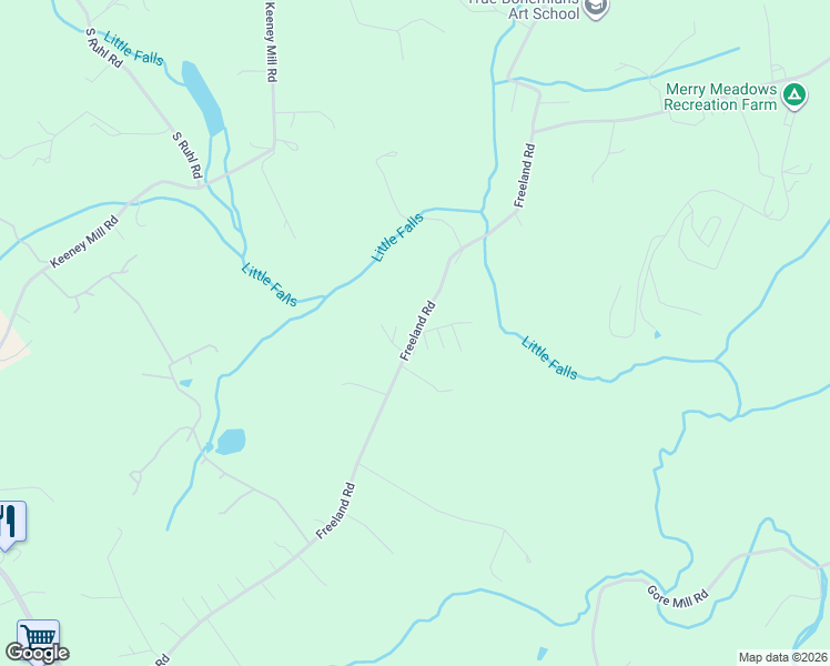 map of restaurants, bars, coffee shops, grocery stores, and more near 1938 Freeland Road in Freeland
