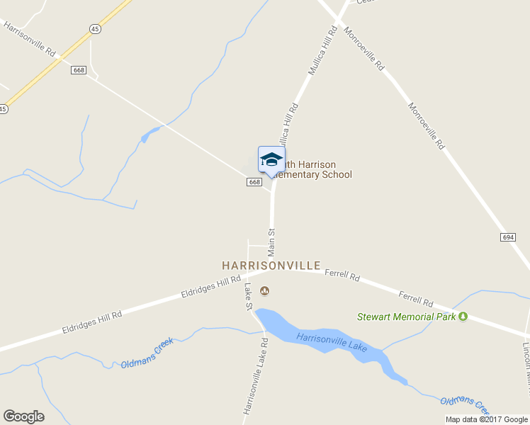 map of restaurants, bars, coffee shops, grocery stores, and more near 30 Main Street in Pilesgrove