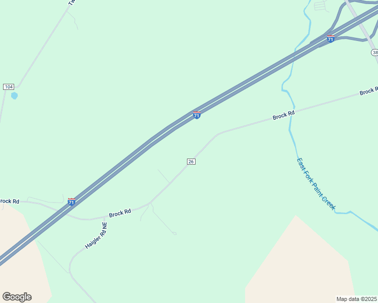 map of restaurants, bars, coffee shops, grocery stores, and more near 2011 Brock Road in Bloomingburg