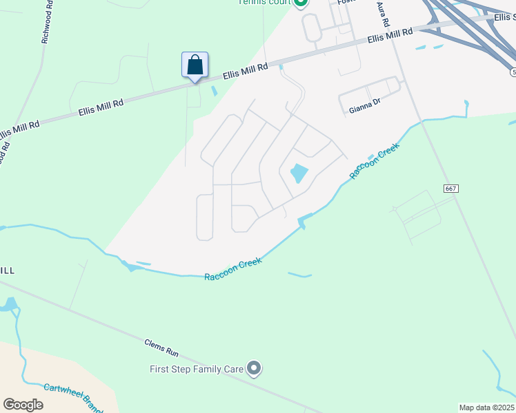 map of restaurants, bars, coffee shops, grocery stores, and more near 104 Smortz Lane in Glassboro