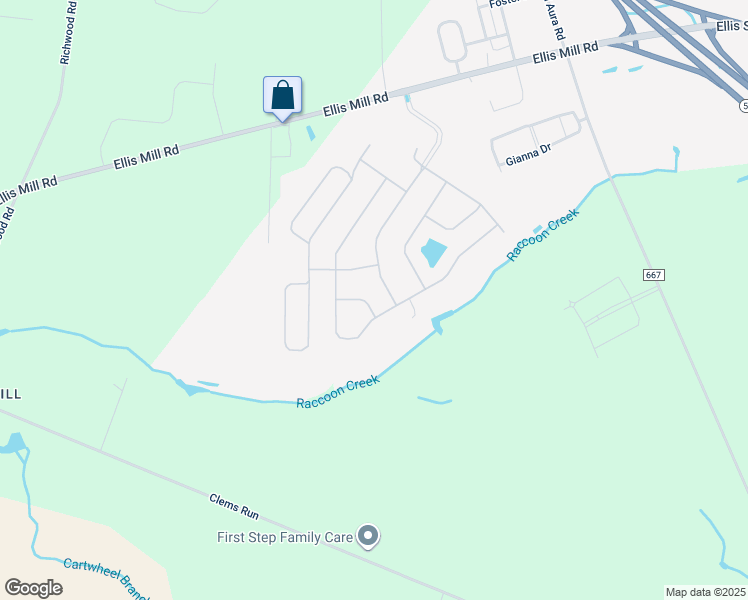 map of restaurants, bars, coffee shops, grocery stores, and more near 104 Smortz Lane in Glassboro