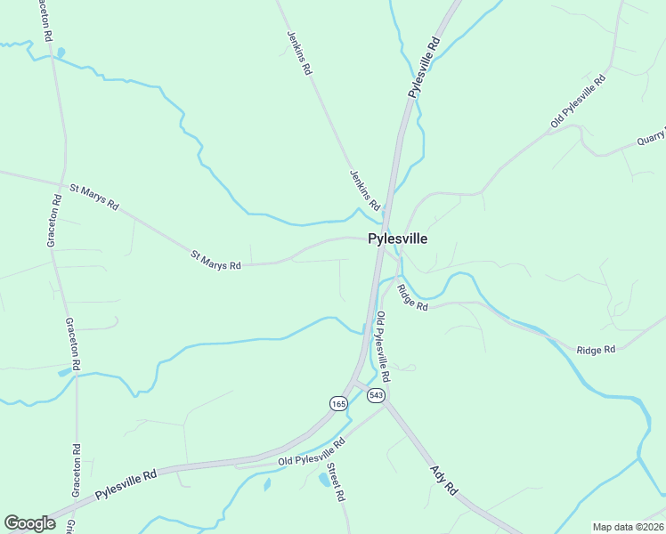 map of restaurants, bars, coffee shops, grocery stores, and more near 711 Old Saint Marys Road in Pylesville