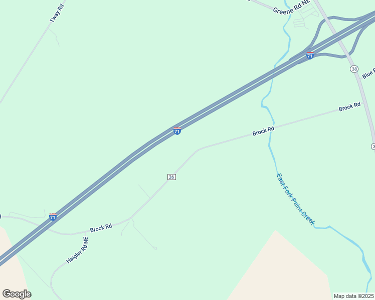 map of restaurants, bars, coffee shops, grocery stores, and more near 2011 Brock Road in Bloomingburg