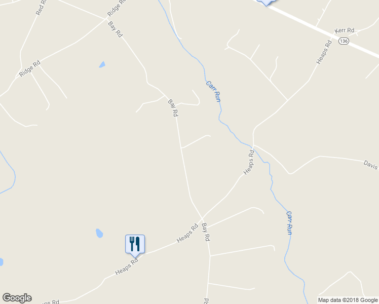 map of restaurants, bars, coffee shops, grocery stores, and more near 3921 Bay Road in Whiteford