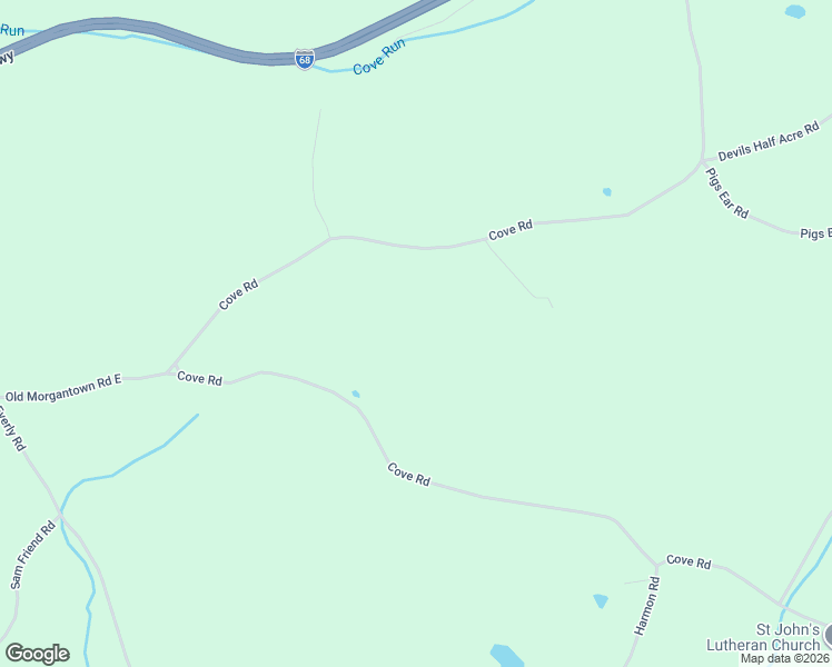 map of restaurants, bars, coffee shops, grocery stores, and more near 3360 Cove Road in Accident