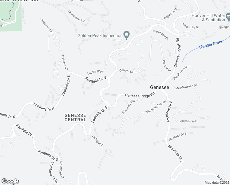 map of restaurants, bars, coffee shops, grocery stores, and more near 1551 Genesee Ridge Road in Golden