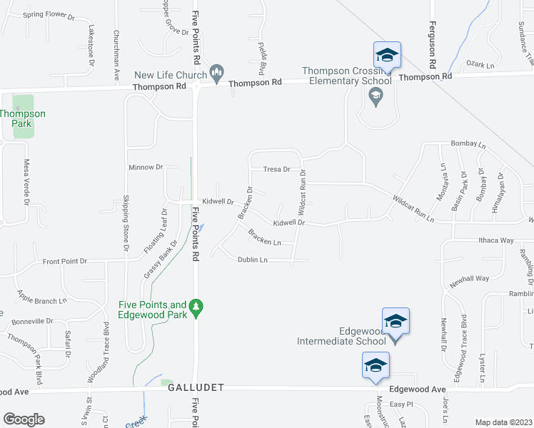 map of restaurants, bars, coffee shops, grocery stores, and more near 7210 Kidwell Drive in Indianapolis