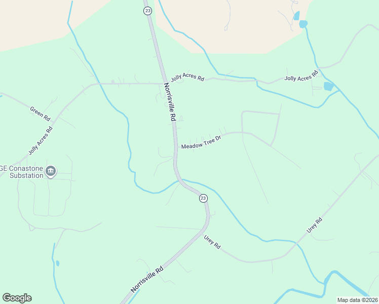 map of restaurants, bars, coffee shops, grocery stores, and more near 2737 Meadow Tree Drive in White Hall