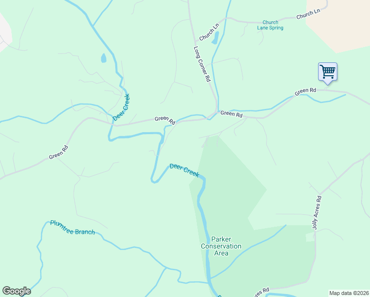 map of restaurants, bars, coffee shops, grocery stores, and more near 3213 Green Road in White Hall
