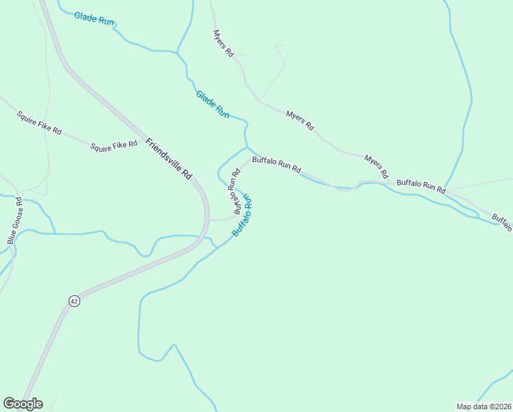 map of restaurants, bars, coffee shops, grocery stores, and more near 503 Buffalo Run Road in Friendsville