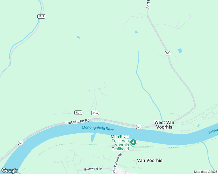 map of restaurants, bars, coffee shops, grocery stores, and more near Rosedale Hill in Maidsville