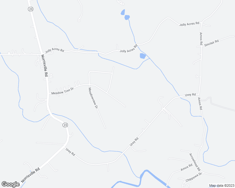 map of restaurants, bars, coffee shops, grocery stores, and more near 2710 Meadow Tree Drive in White Hall