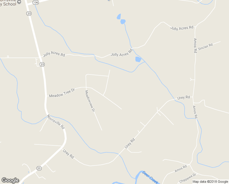 map of restaurants, bars, coffee shops, grocery stores, and more near 2717 Meadow Tree Drive in White Hall