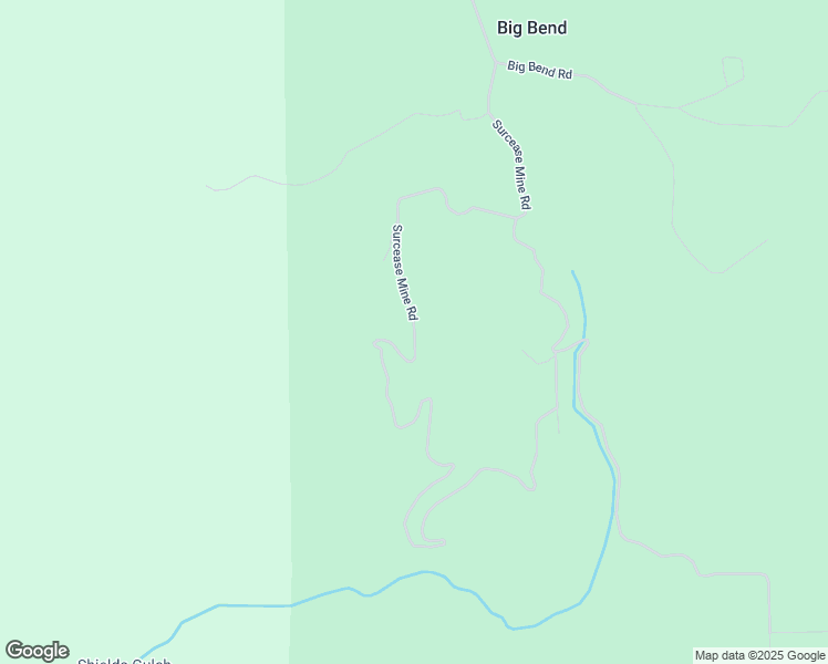 map of restaurants, bars, coffee shops, grocery stores, and more near Surcease Mine Road in Butte County