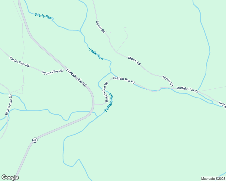 map of restaurants, bars, coffee shops, grocery stores, and more near 503 Buffalo Run Rd in Friendsville
