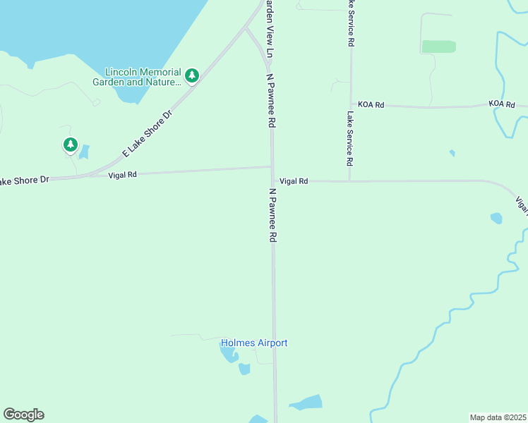 map of restaurants, bars, coffee shops, grocery stores, and more near 7501 North Pawnee Road in Pawnee