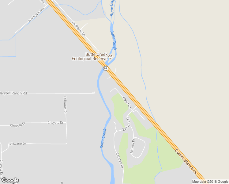 map of restaurants, bars, coffee shops, grocery stores, and more near 10684 Player Lane in Chico